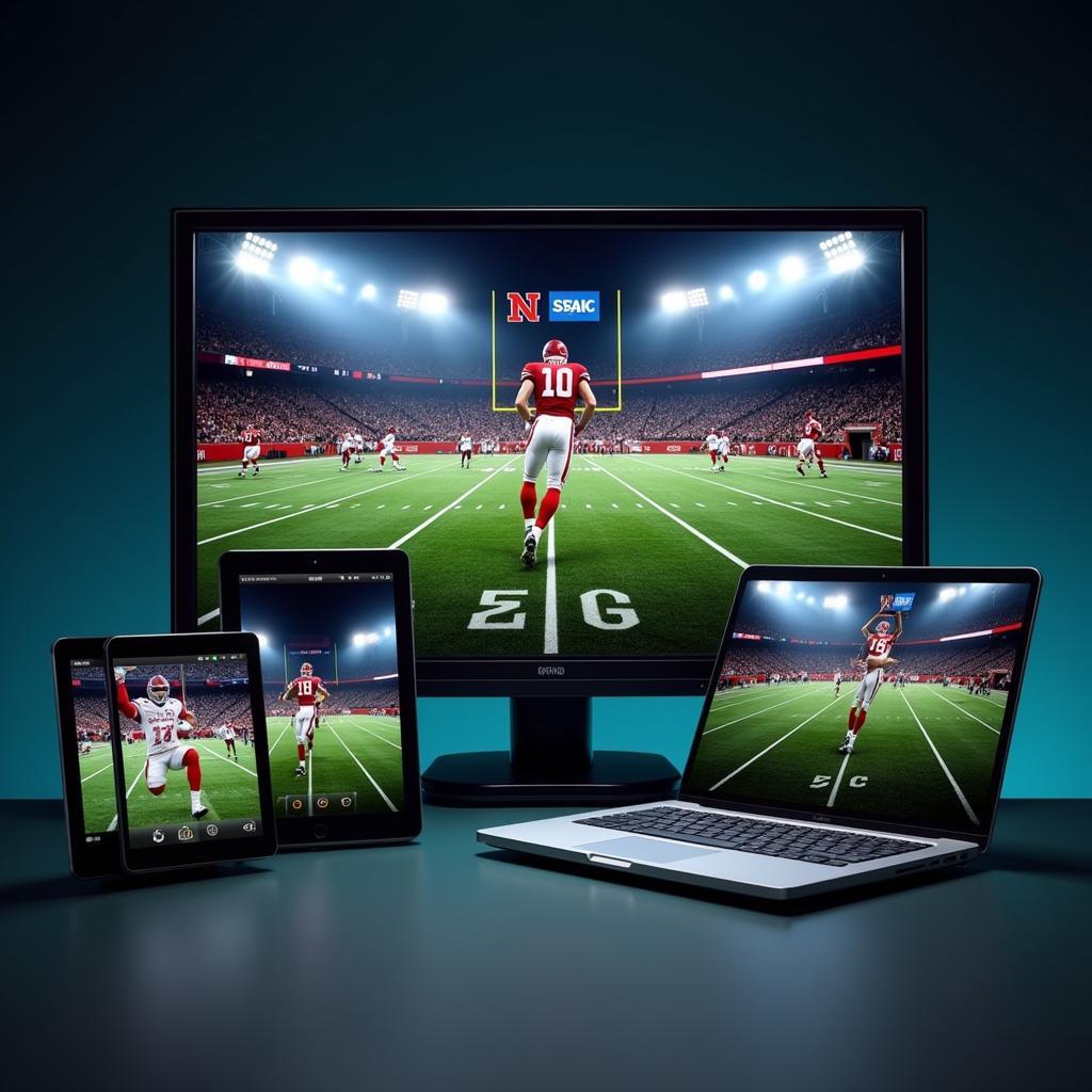 Multiple Devices Streaming College Football via Kodi