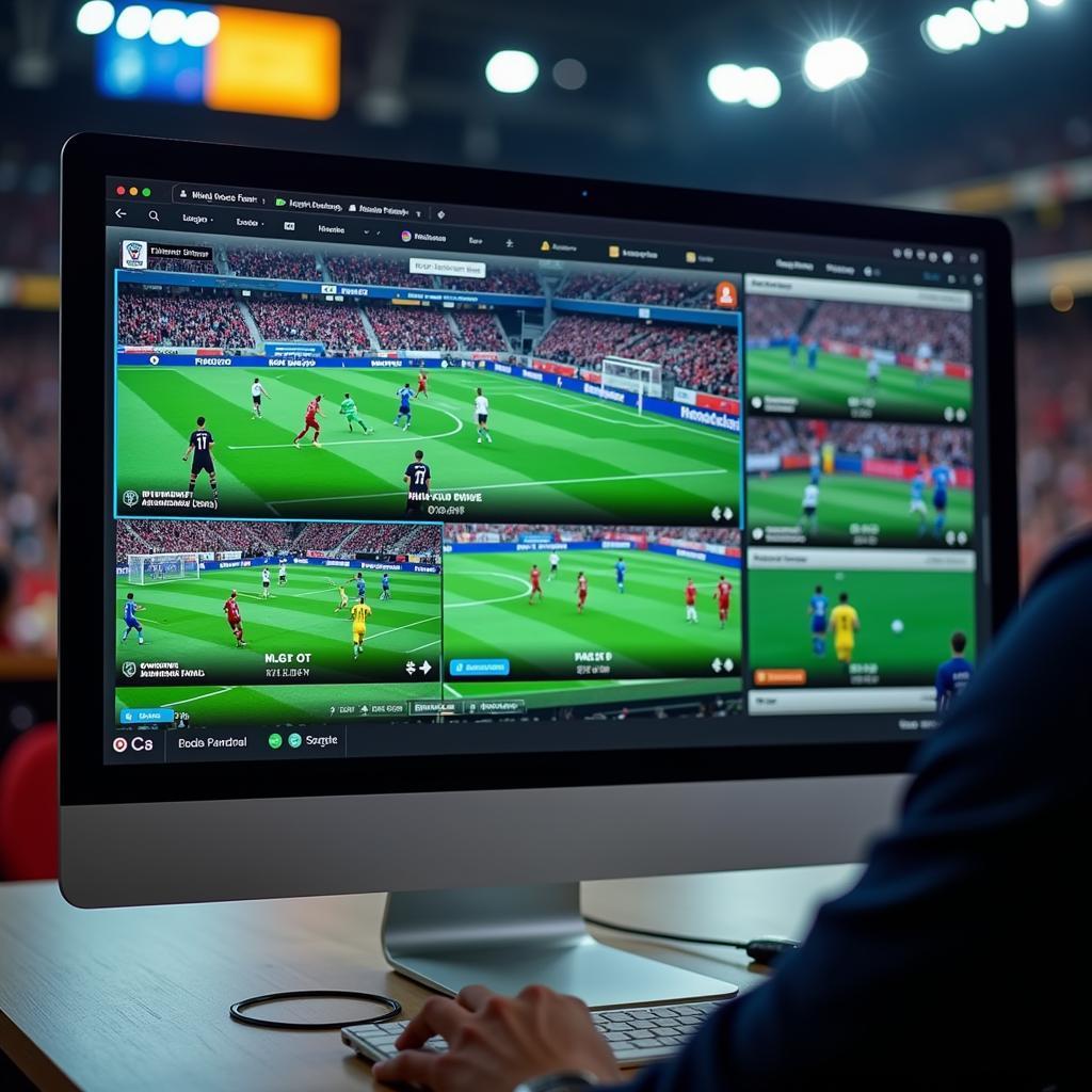 Various Football Matches Streaming Simultaneously