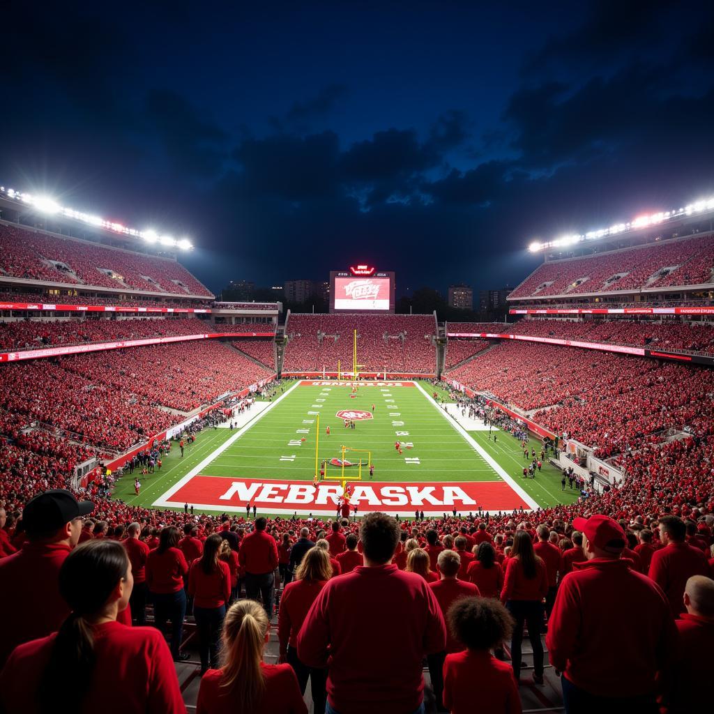 Nebraska Football Game Day Atmosphere