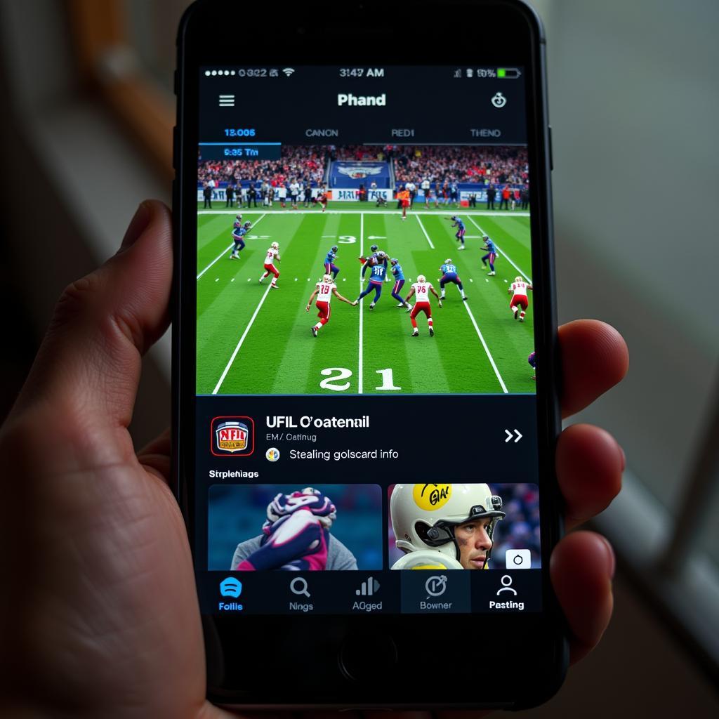 NFL Live Streaming on Phone