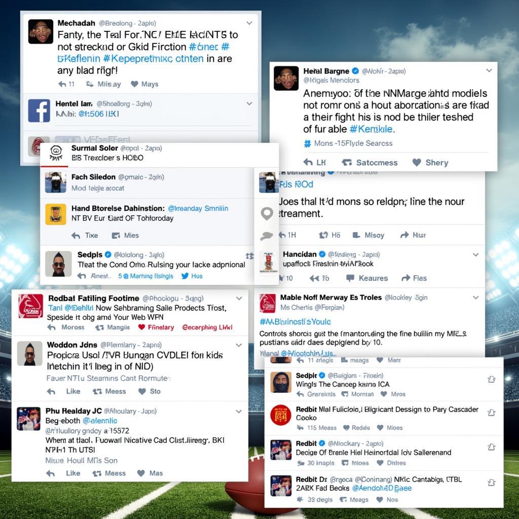 NFL Streaming Communities on Social Media