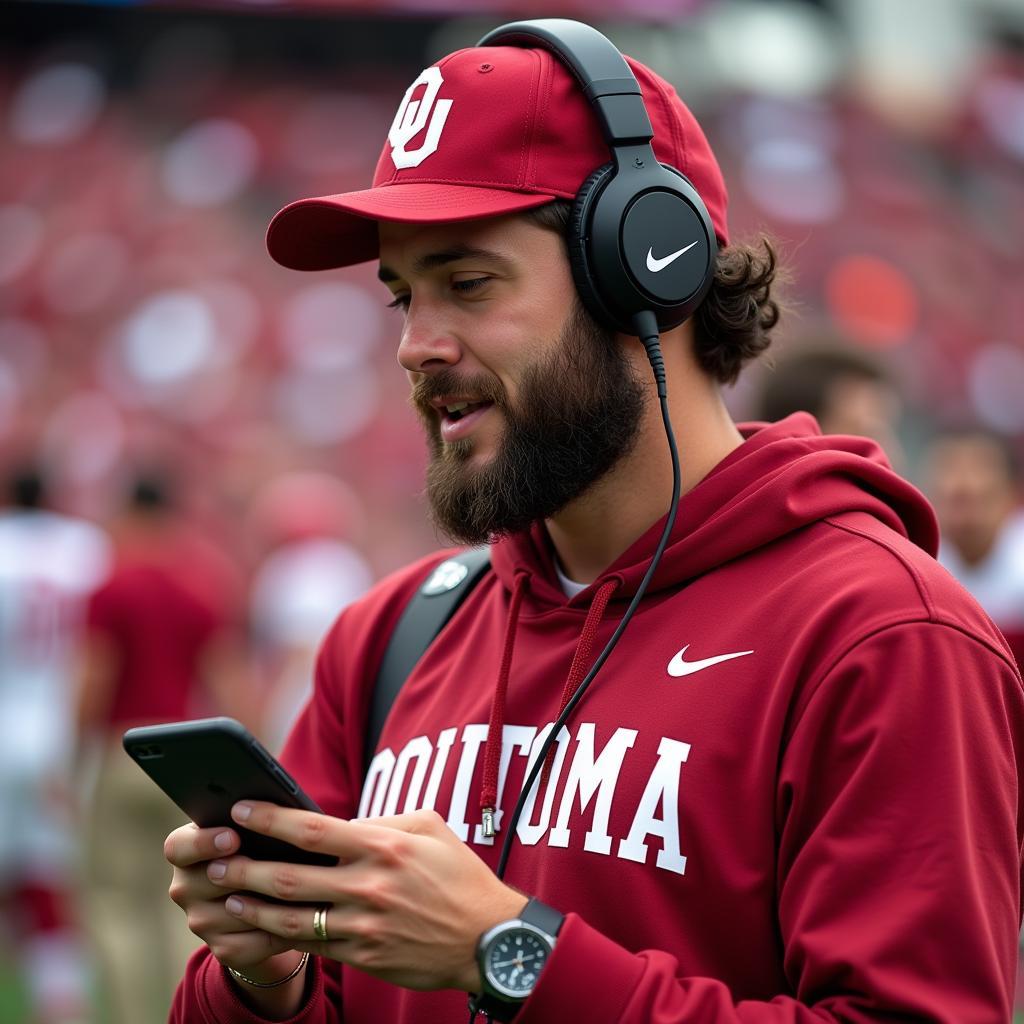 Listening to Oklahoma Sooners Football Online