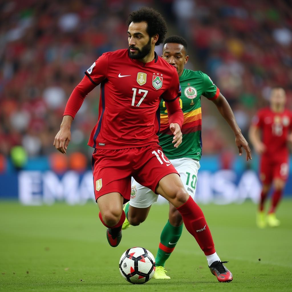 Ngôi sao Mohamed Salah của Ai Cập