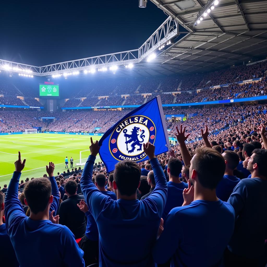 Người Hâm Mộ Chelsea Cổ Vũ Nhiệt Tình