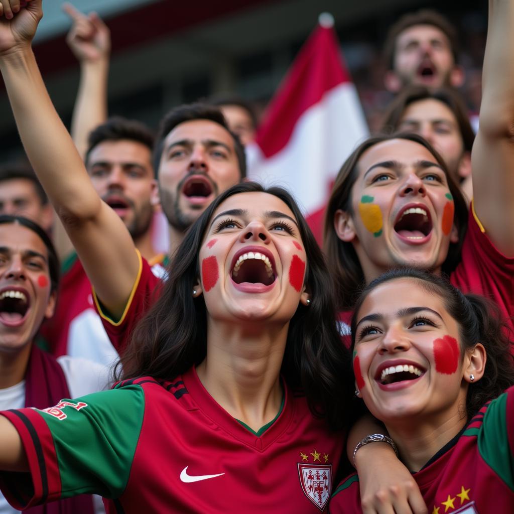 Football Fans in Qatar