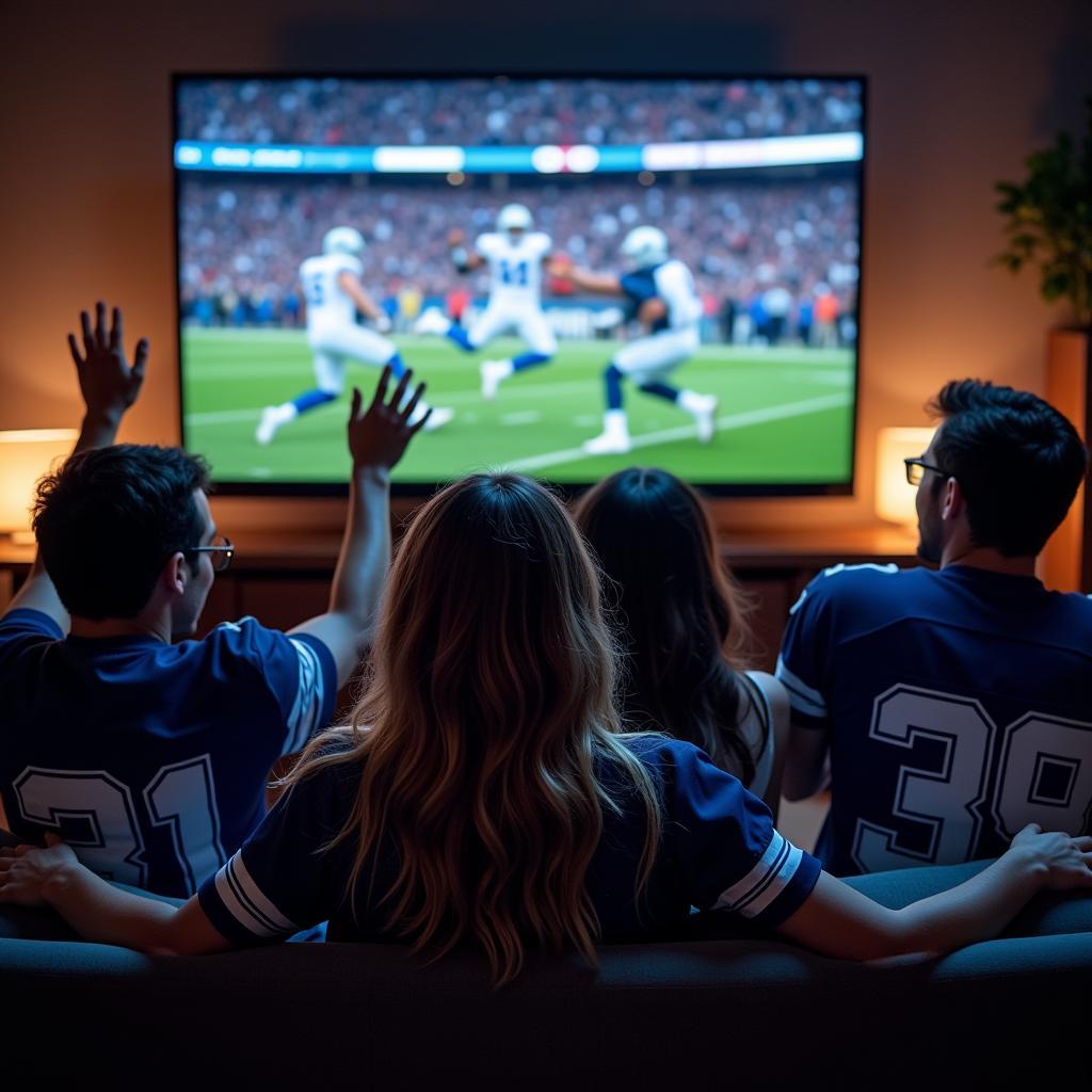 Người hâm mộ Dallas Cowboys xem trực tiếp