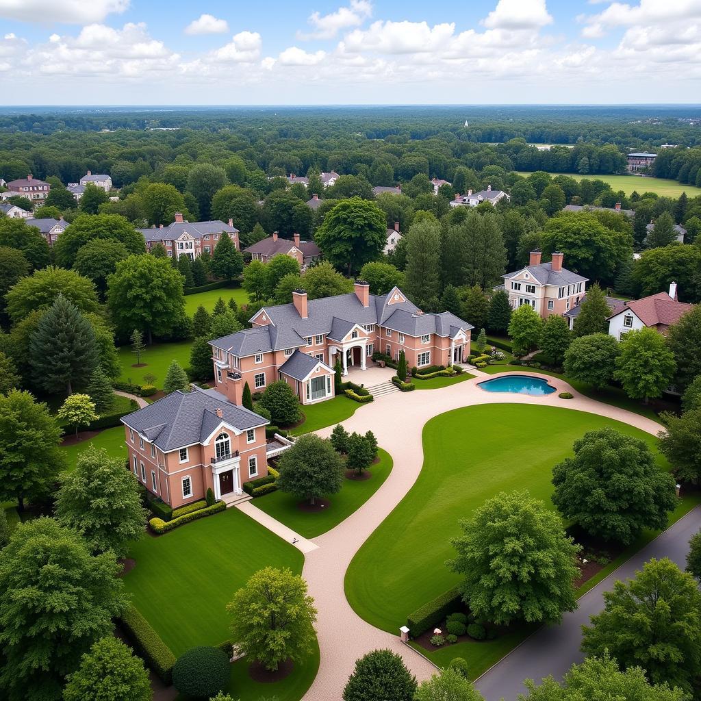 Footballers' Houses in Little Aston