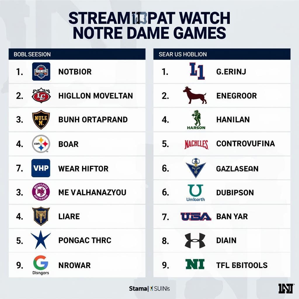 Notre Dame Football Streaming Options