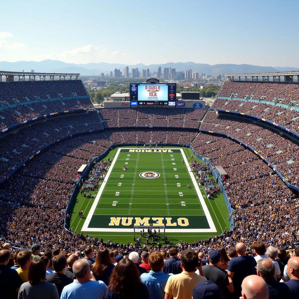 Notre Dame Stadium Game Day