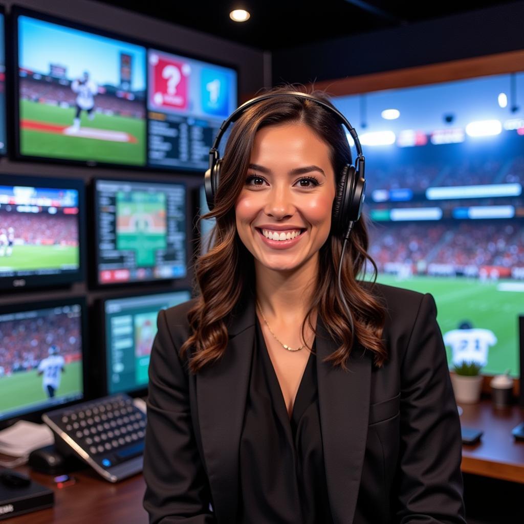 Female College Football Host 2017