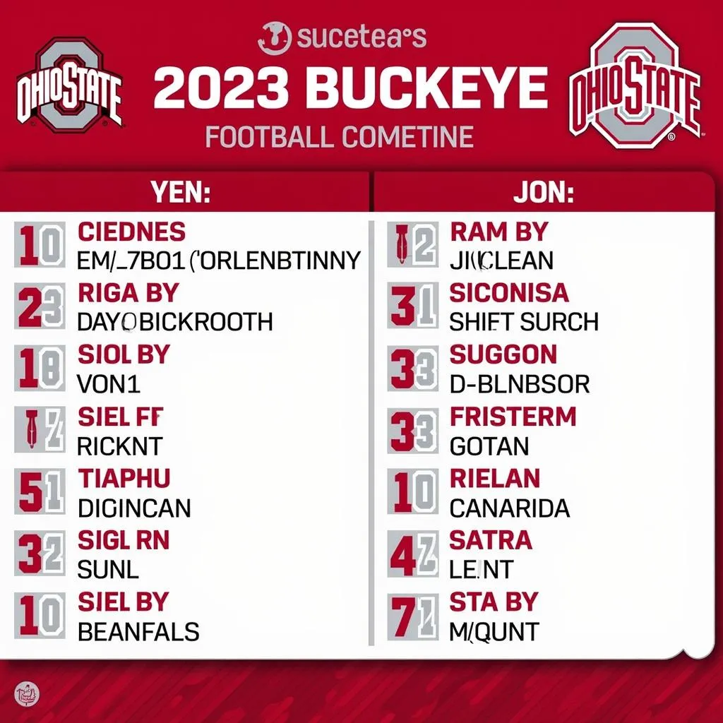 Ohio State Football Schedule 2023