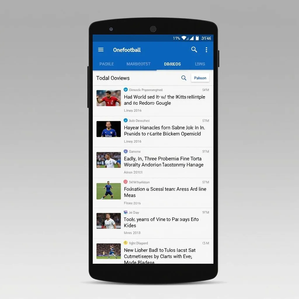 Onefootball App Personalized Newsfeed