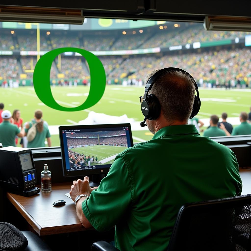 Oregon Ducks Football Live Radio Broadcast