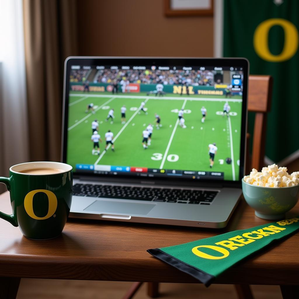 Oregon Ducks Football Live Stream Setup