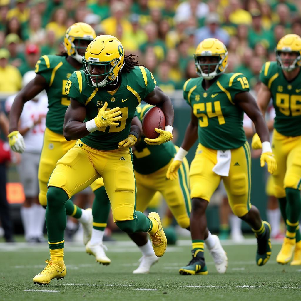 Oregon Ducks Football Players