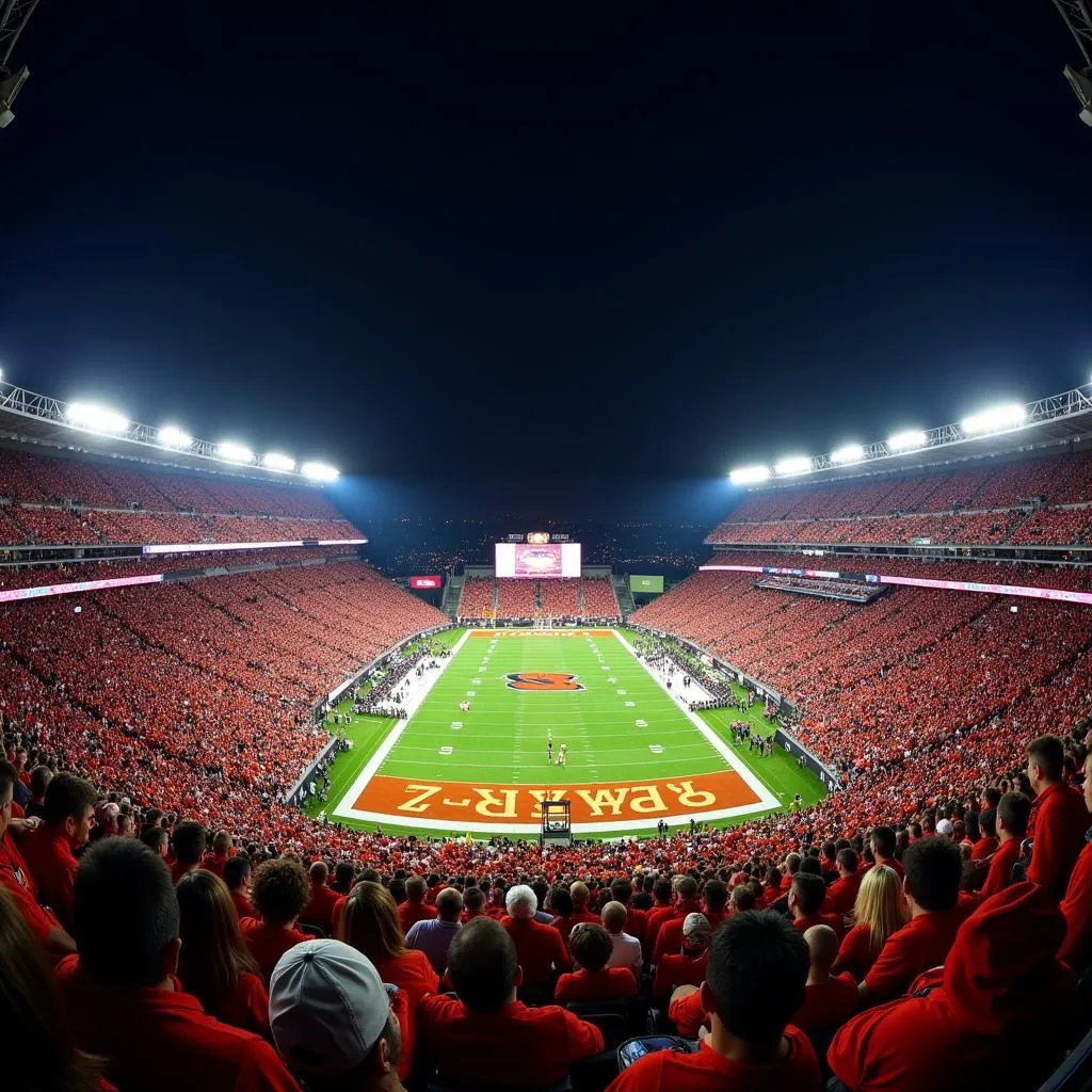 Oregon State Beavers football game at Reser Stadium