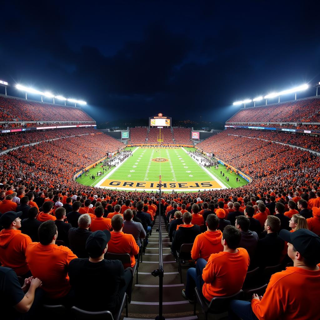 Oregon State Beavers Football Game Day Atmosphere