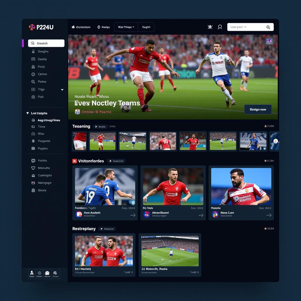 P2P4U Live Football Streaming Platform