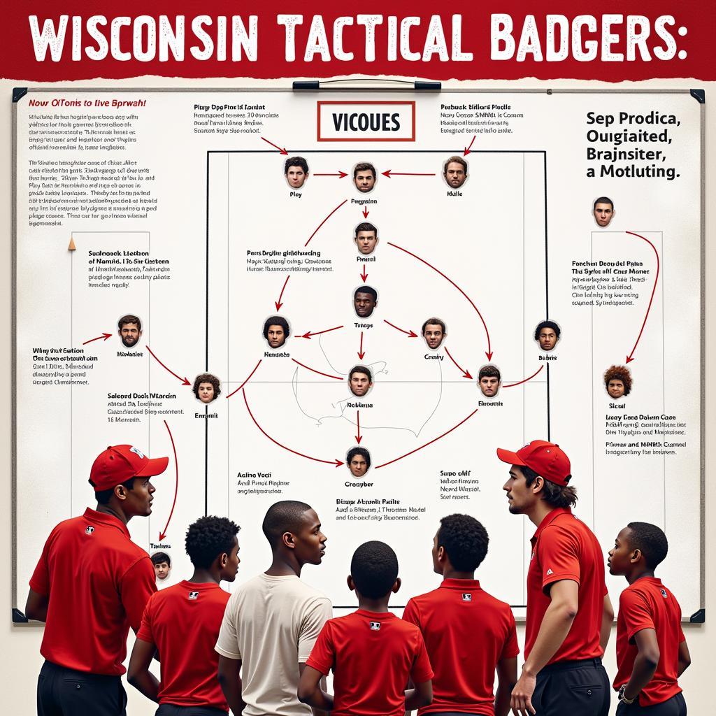 Tactical analysis of the Wisconsin Badgers' offensive and defensive strategies