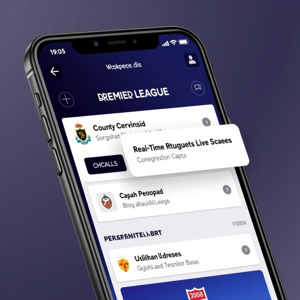 Premier League Live Score App Notification