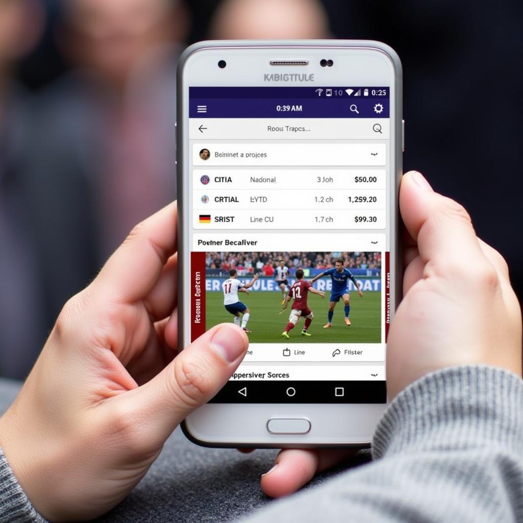 Premier League Live Score on Mobile