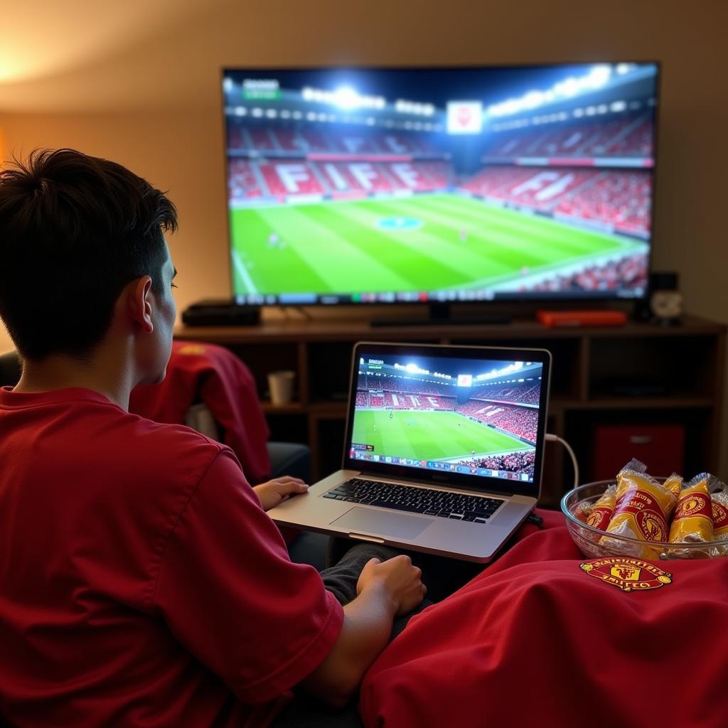 Preparing for Manchester United Live Stream