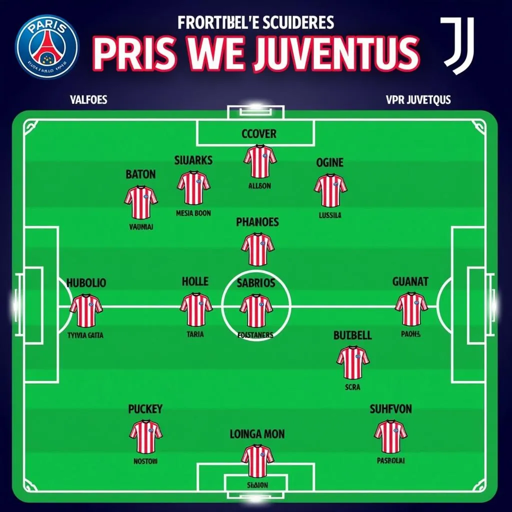 PSG vs Juventus: Đội hình ra sân dự kiến