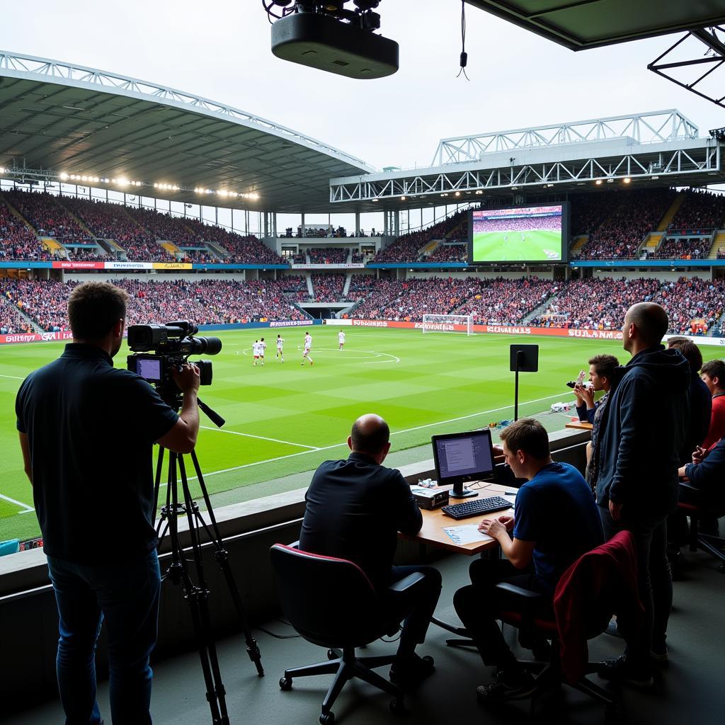 Behind the Scenes of Live Football Broadcasting