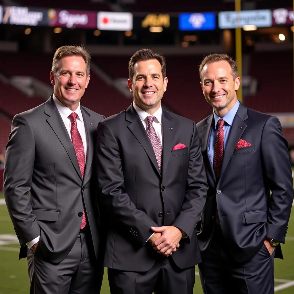 A&M Football Radio Broadcast Team