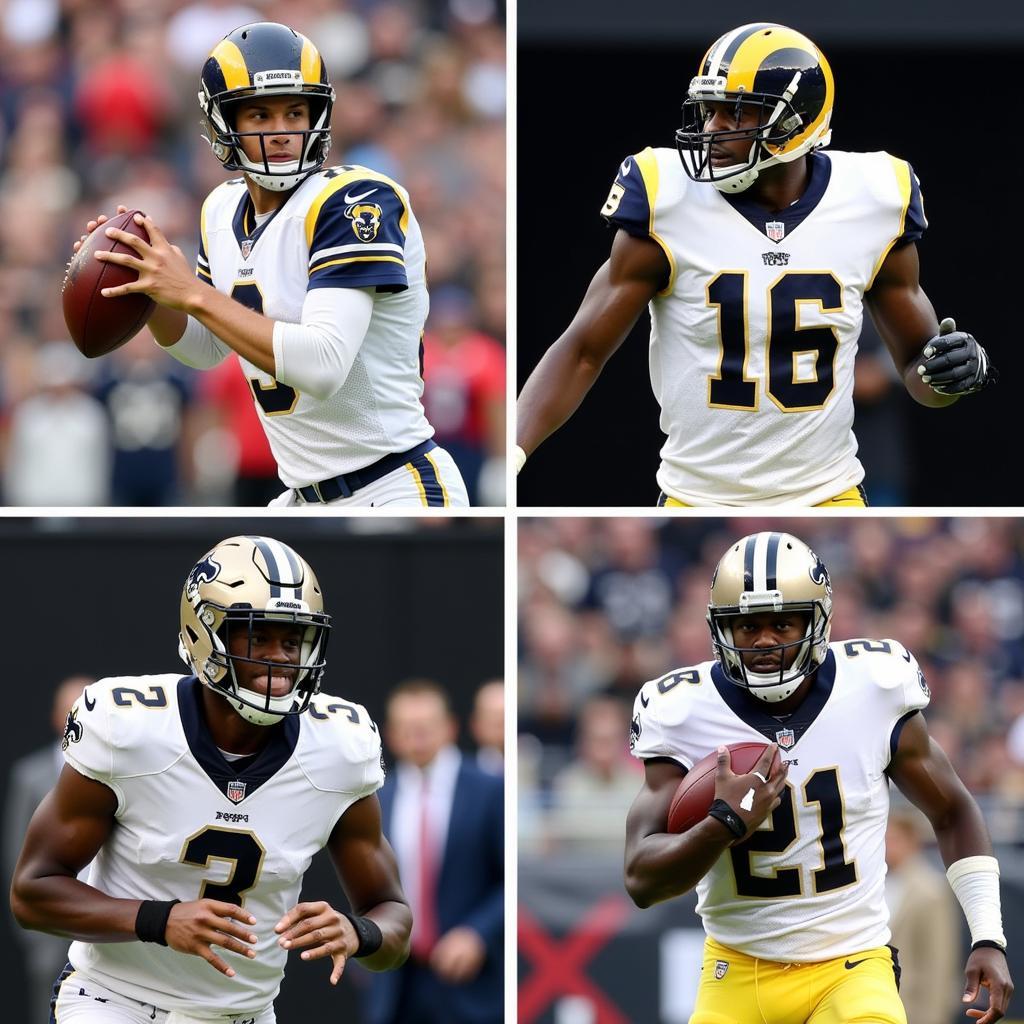 Key players to watch in the Rams vs Saints game