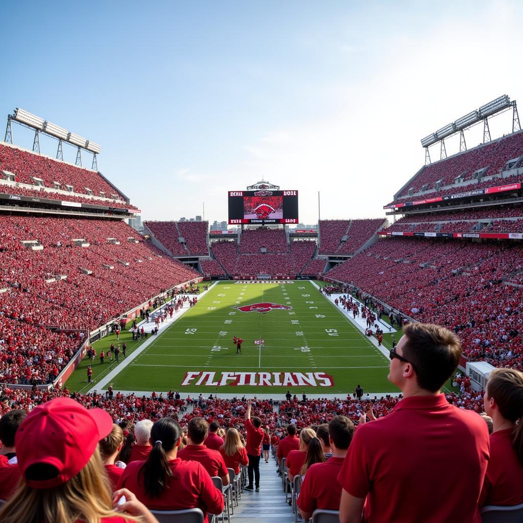 Razorback Gameday Atmosphere