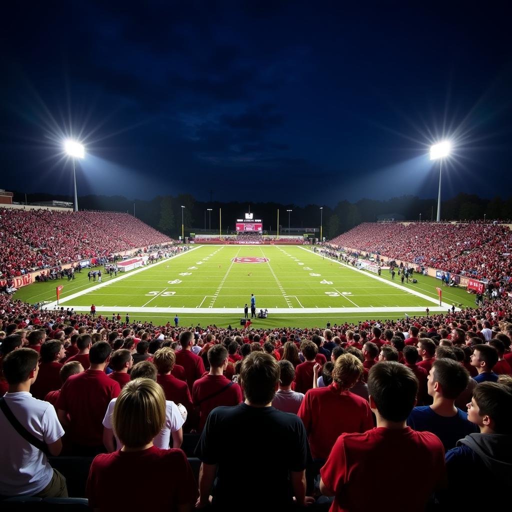 High School Football Field in Indiana