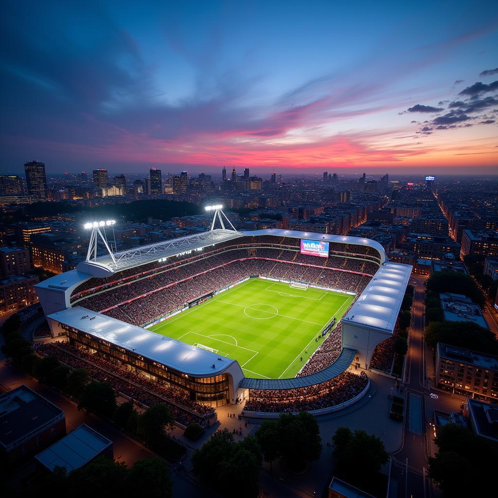 Magnificent stadium at Football Weekly Live London 2018