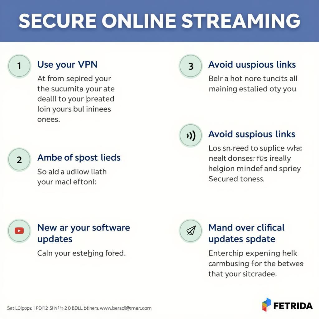 Tips for safe streaming