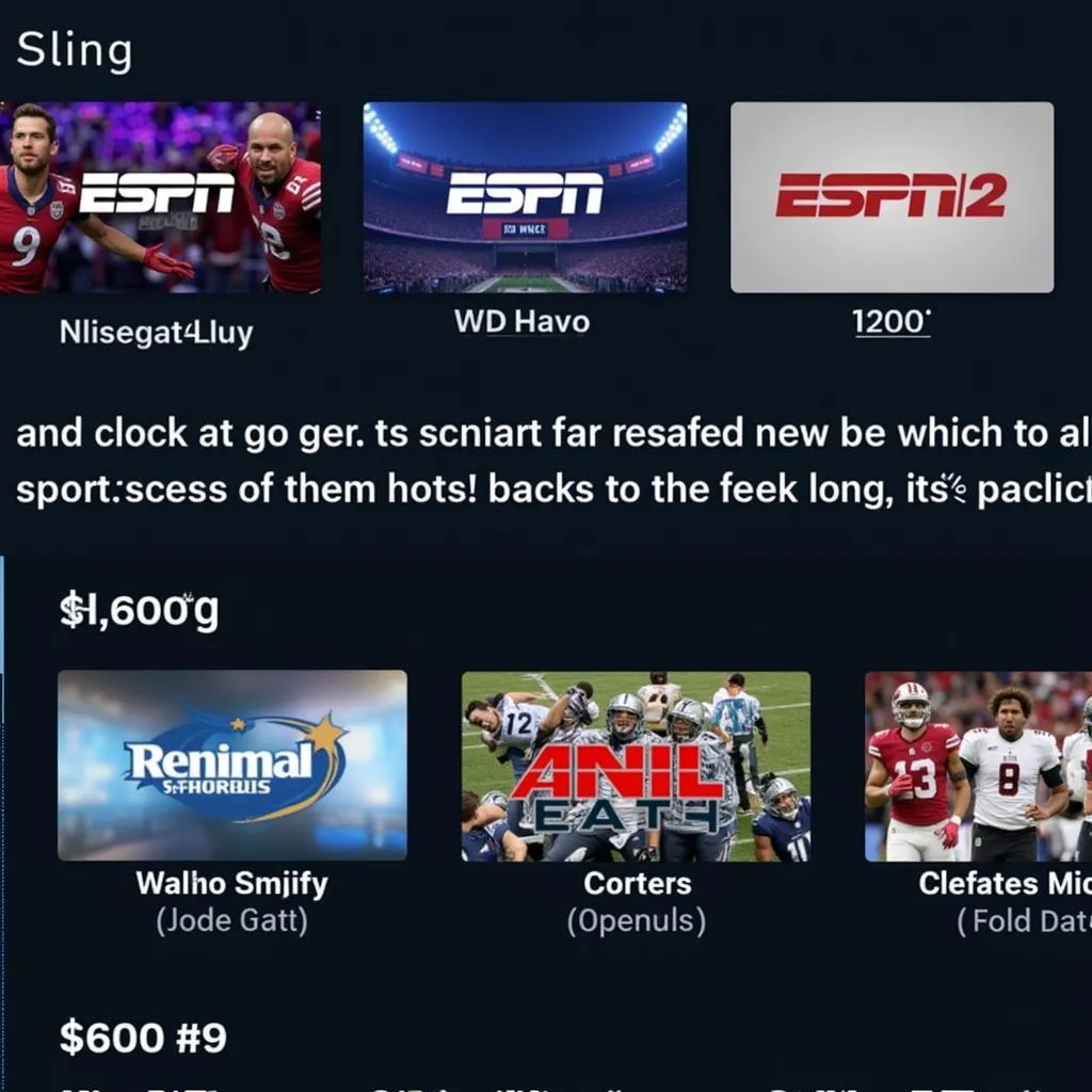 Watch football live with Sling TV on iPhone