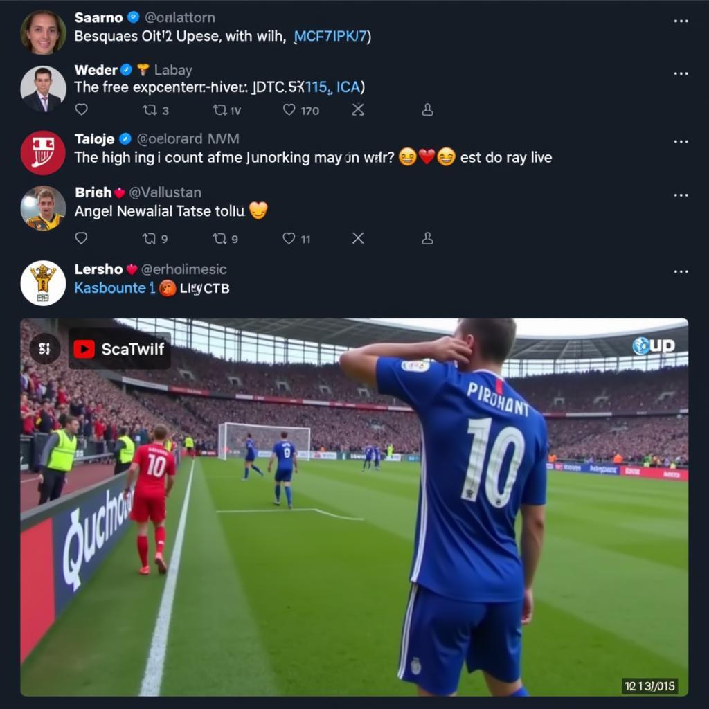 Live Football Stream on Social Media