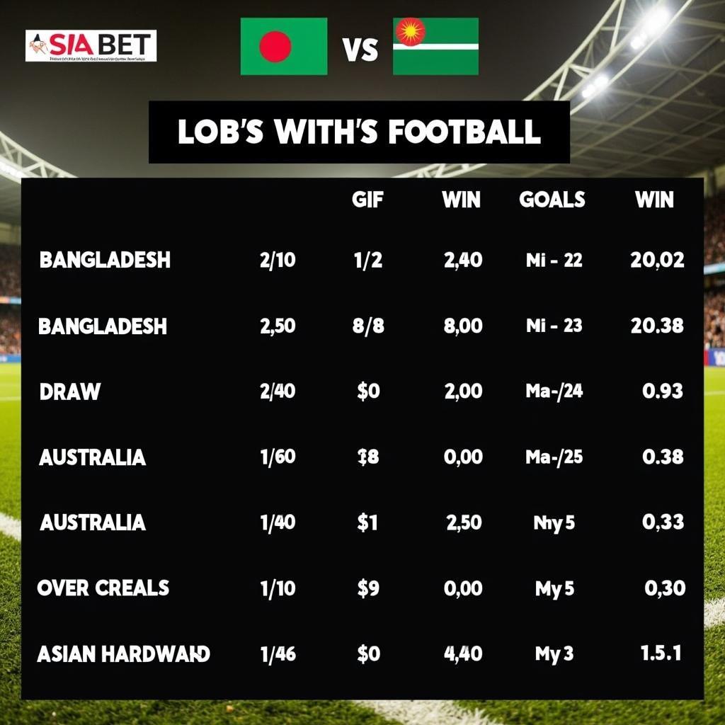 Soi Kèo Trận Đấu Bangladesh - Australia