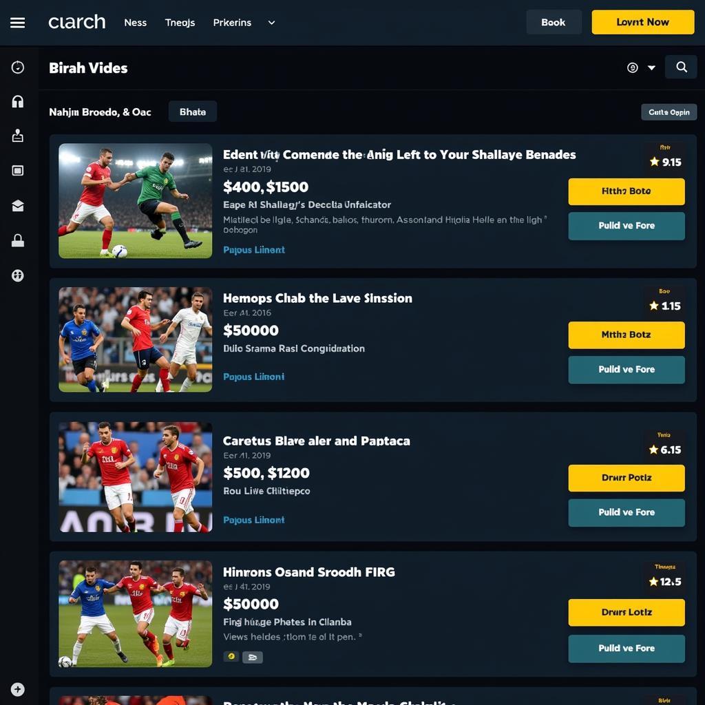 Spanish Football Streaming Platform