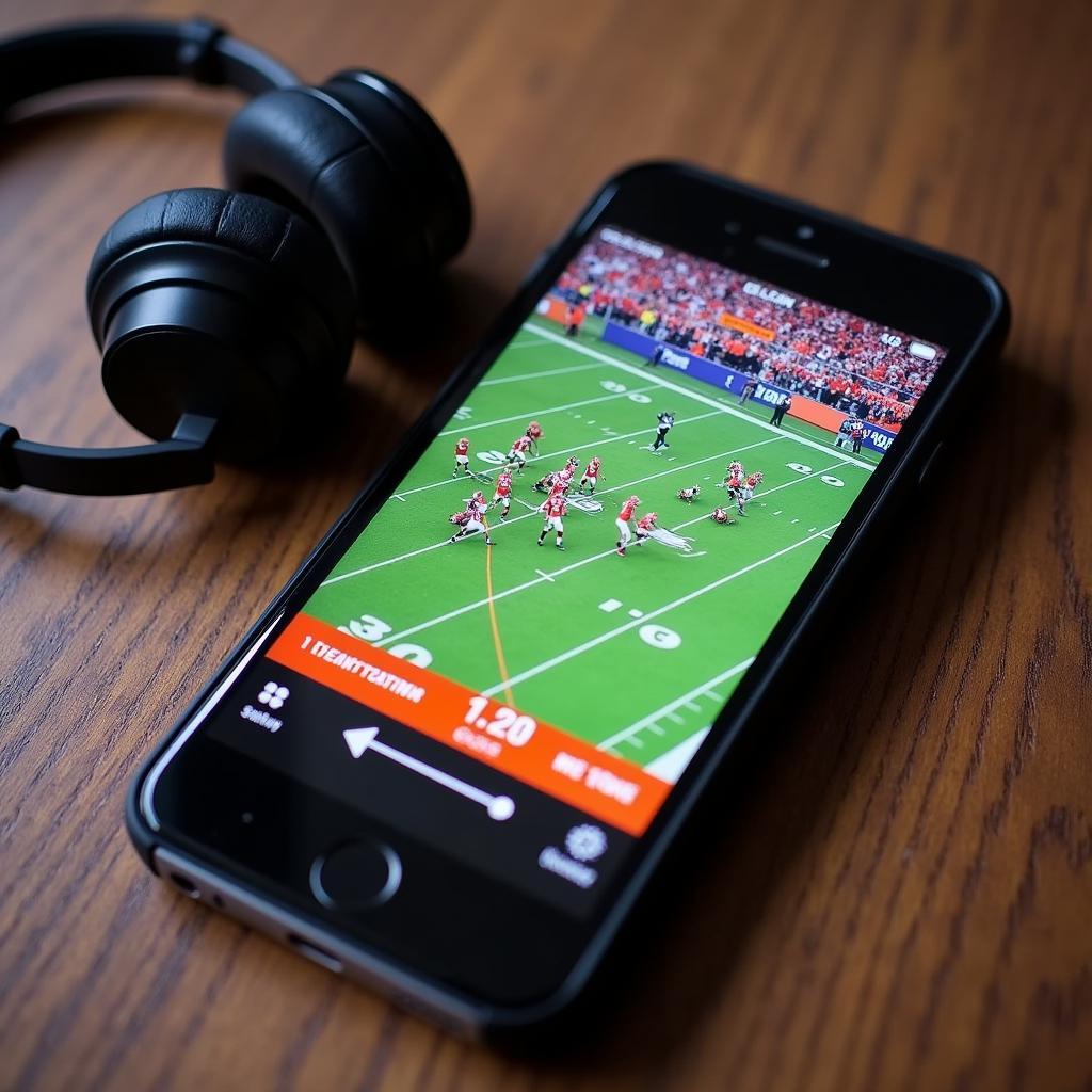 Streaming Clemson Football on Phone