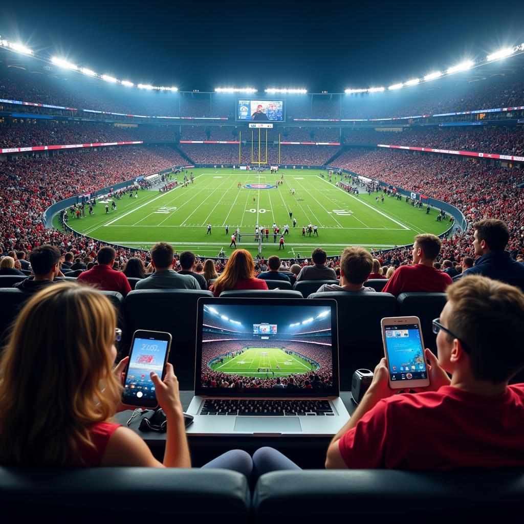 Streaming College Football on Different Devices