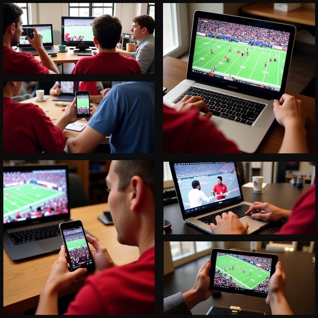 Streaming cougar football on multiple devices