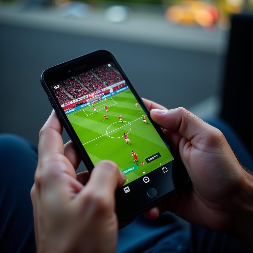 Streaming Football on Mobile