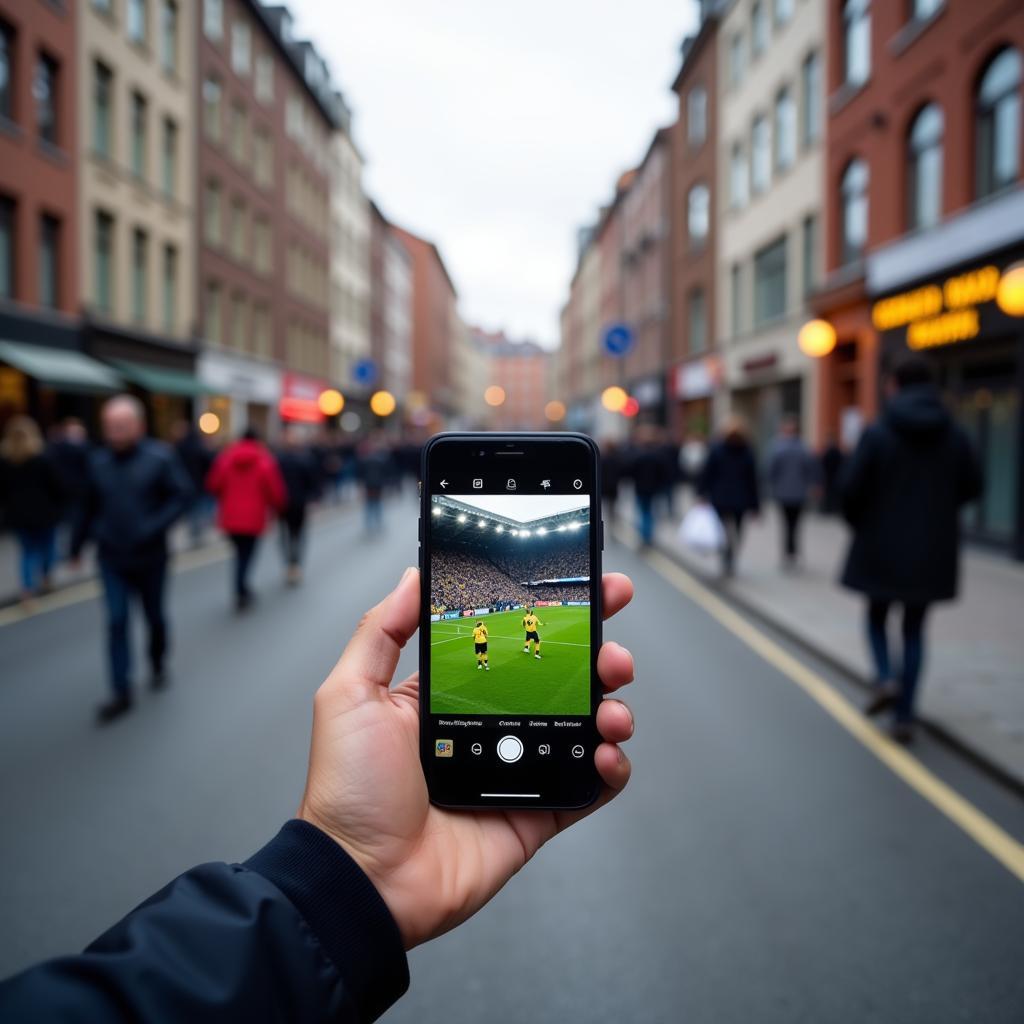 Streaming Football on Mobile