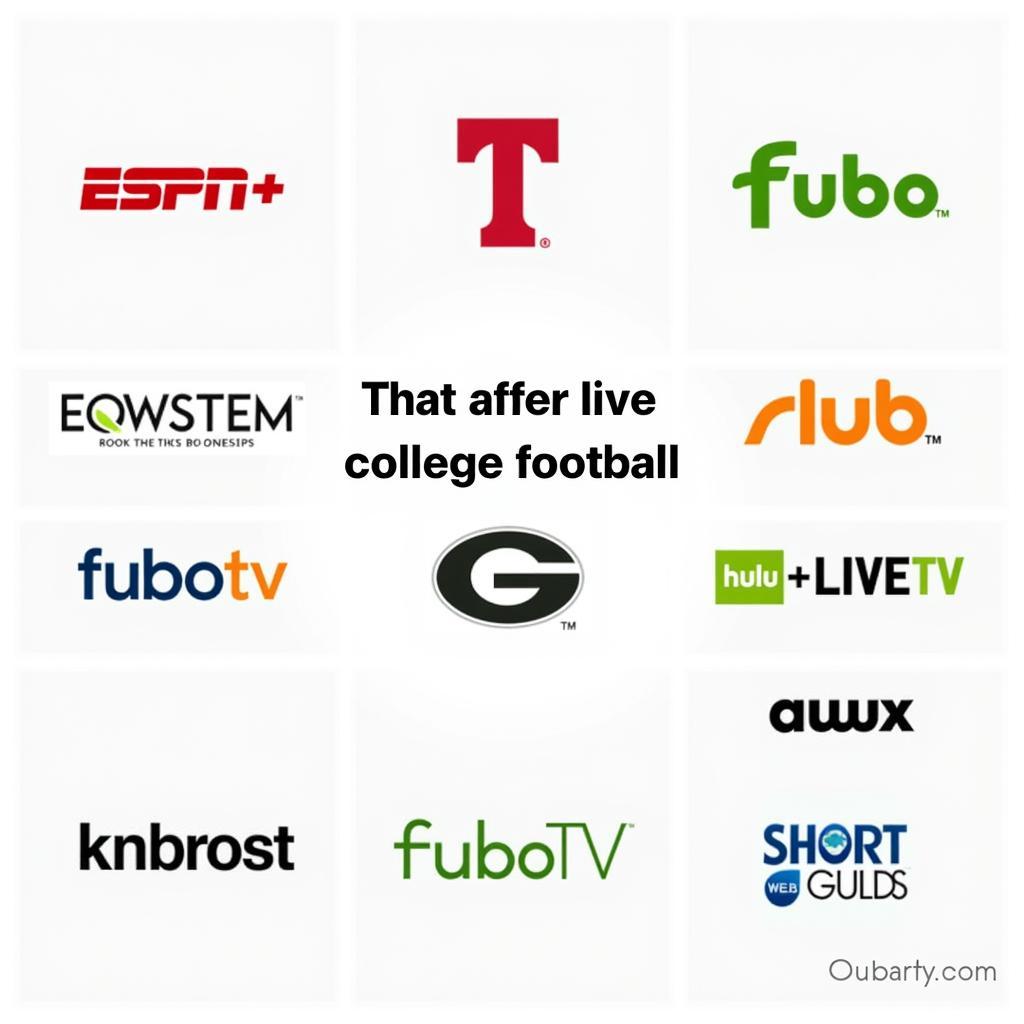 Streaming Services for College Football