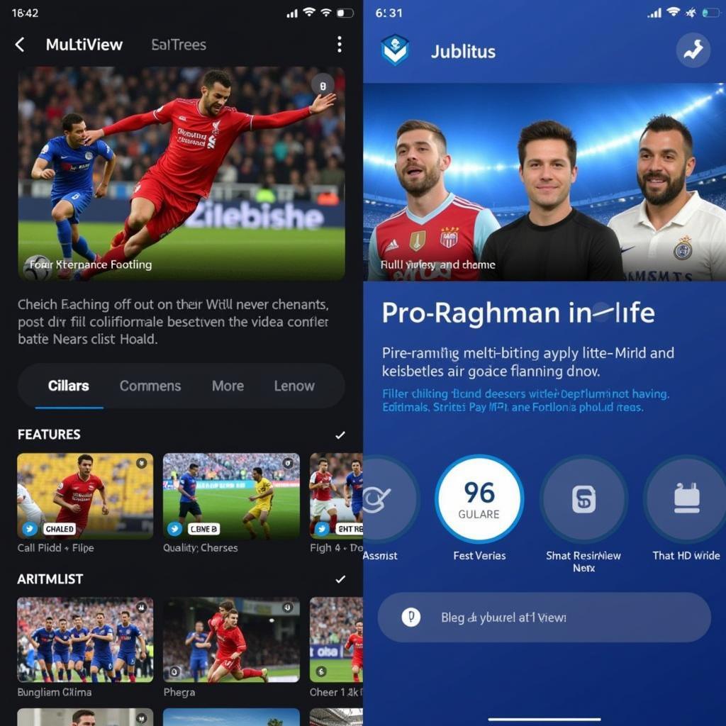 Comparing streaming platforms for football