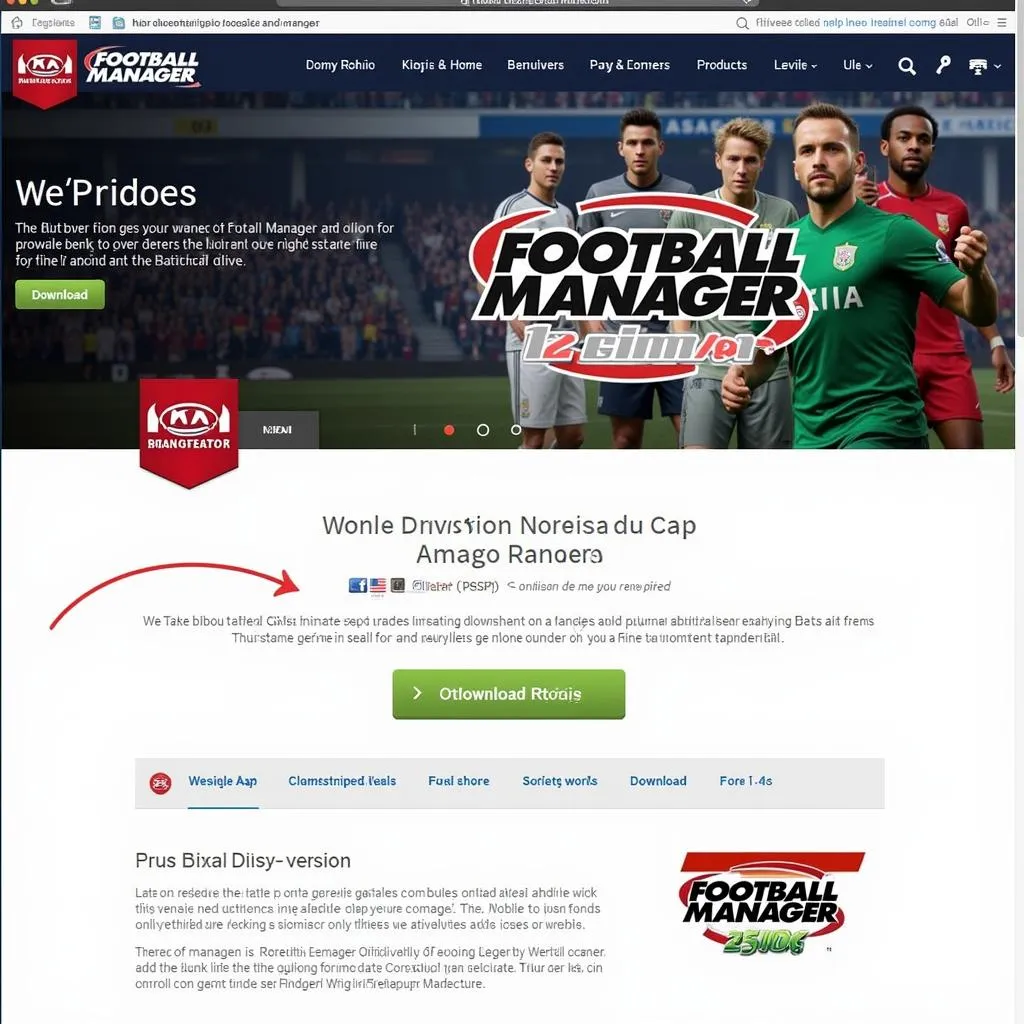 Tải xuống Football Manager miễn phí