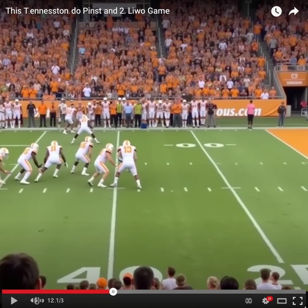 Tennessee Football Live Streaming on YouTube