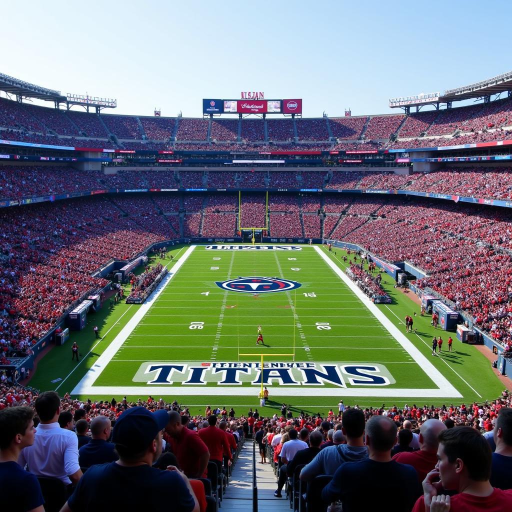 Tennessee Titans Game Day at Nissan Stadium