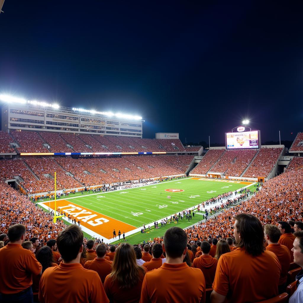 Texas Longhorns football game live stream