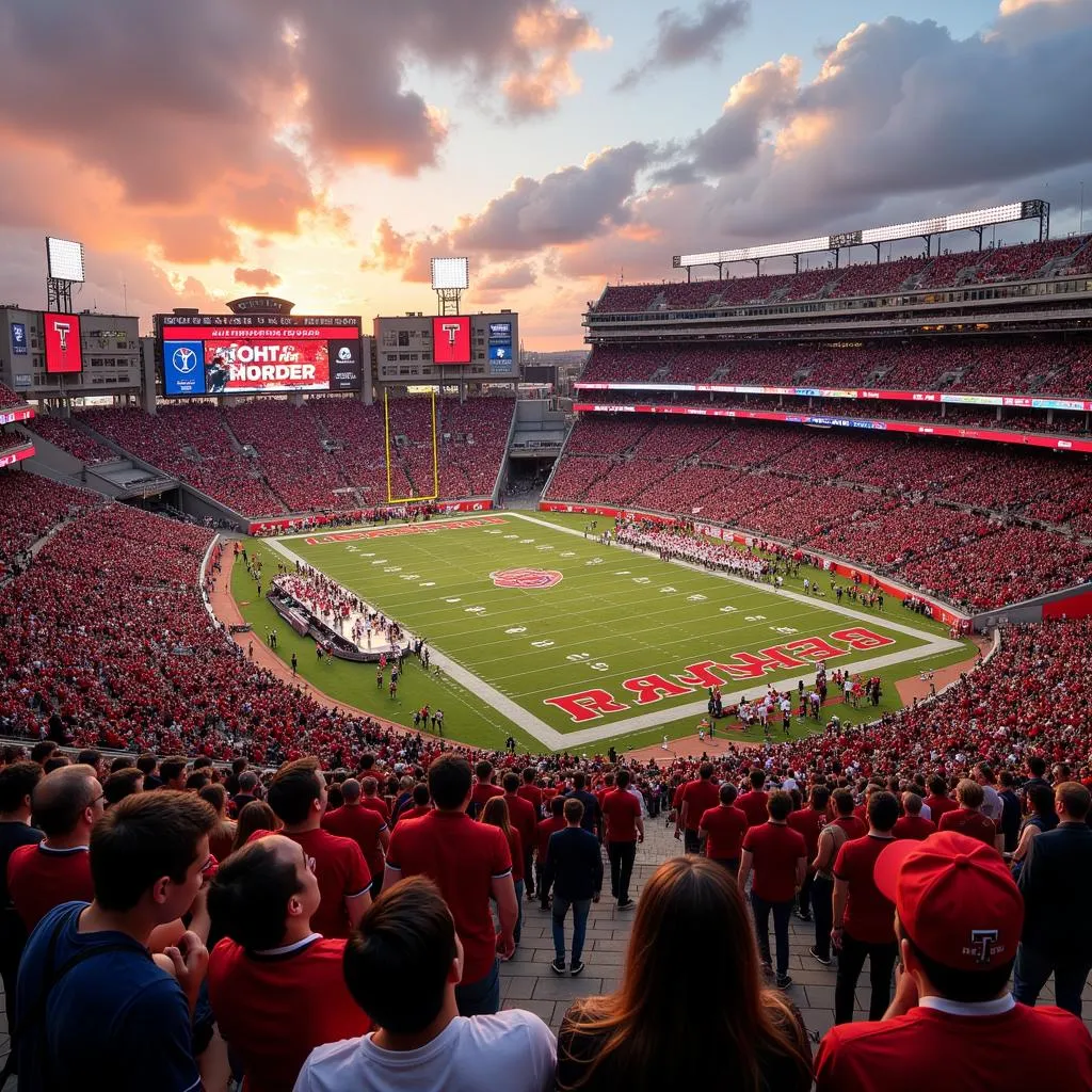 Trận đấu bóng đá của đội Texas Tech Red Raiders